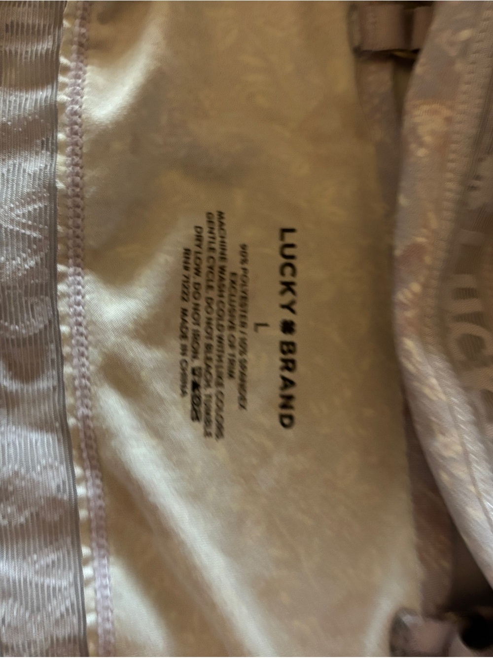 Puma sports bras 3 Pack size M in Navy, Gray, Pink, lavender is Lucky Brand L - Picture 6 of 6